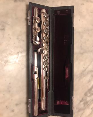 Flauto traverso yamaha yfl63 in argento