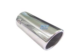 TERMINALE SCARICO TONDO 65MM IN ACCIAIO INOX