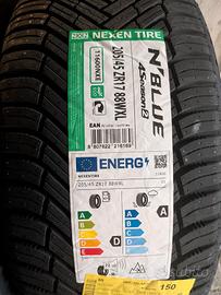 4 gomme 4 stagioni nuove Nexen N'Blue2 205-45 R17