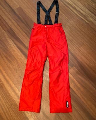 Pantaloni Sci Colmar rossi
