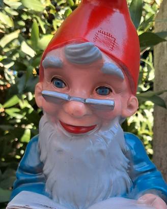 Raro Nano da Giardino Vintage ZEHO – Gnomo Lettore