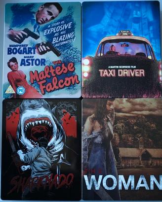 Steelbook varie: Paura e delirio, Sharknado, ecc