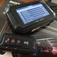 Dash Cam Moto 1080P WDR 3" Schermo GPS WiFi Nuova