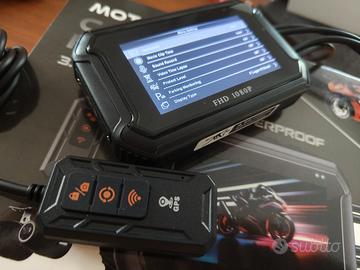 Dash Cam Moto 1080P WDR 3" Schermo GPS WiFi Nuova
