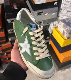 Golden Goose Sneakers Uomo Verdi
