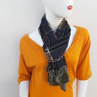 🧣Foulard Stola Bandana  in seta .Renato Balestra