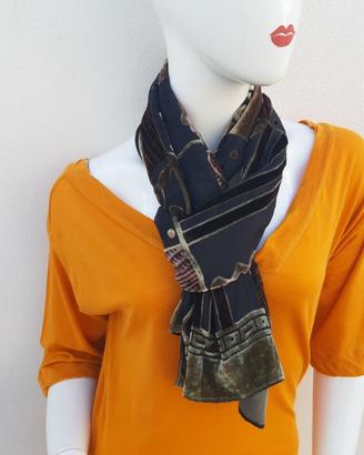 🧣Foulard Stola Bandana  in seta .Renato Balestra