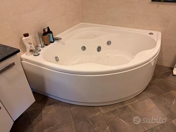 Vasca idromassaggio angolare 140x140 Glass