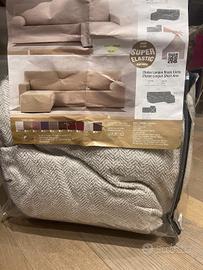 Copridivano elastico con chaiselongue