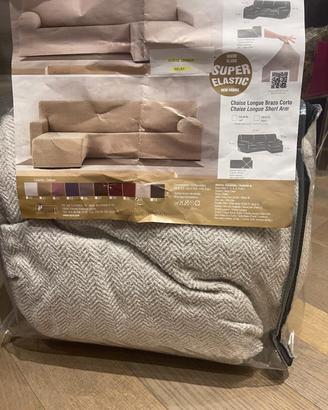 Copridivano elastico con chaiselongue