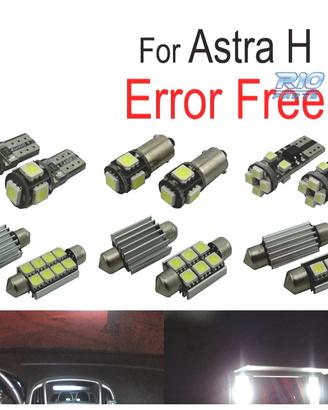 KIT 13 LAMPADE LED INTERNE PER OPEL ASTRA H OPC GT
