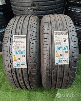 2 gomme 225 55 17 BRIDGESTONE RFT NUOVE RIFN61