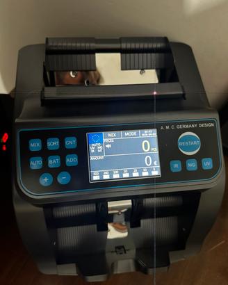 Macchina conta e rileva soldi
