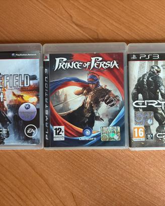 Lotto 3 giochi per PS3 Completi con manuale