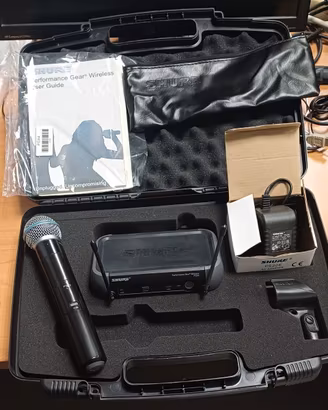 Microfono Shure Wireless Beta 58 + centralina Pgx4