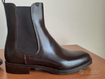 scarpe donna in cuoio testa di moro tg. 36