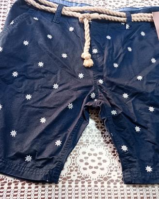 pantaloncini uomo estivi di colore blù 