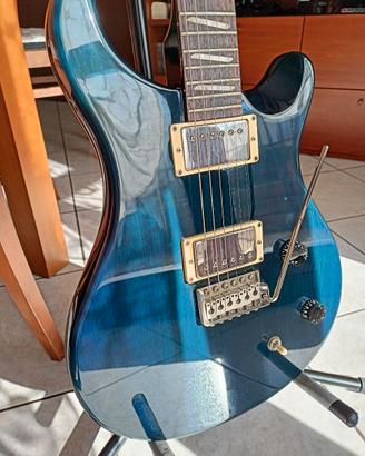 PRS Guitars Santana SE blu traslucida made Corea
