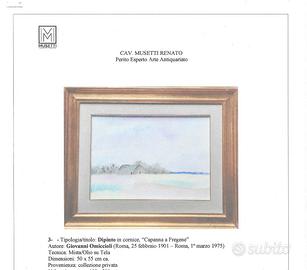 Olio su tela di Giovanni Omiccioli