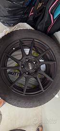 4 cerchi lega 16" Audi VW con gomme invernali