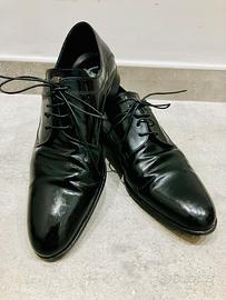Scarpe eleganti uomo nere 41 vernice