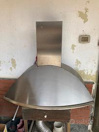 cappa aspirante in acciaio