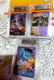 lotto carte onepiece wanted e promo cina