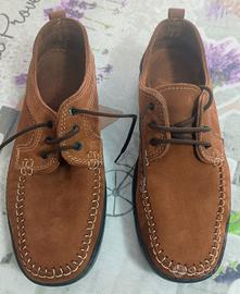 mocassino in vera pelle di camoscio made in Italy 