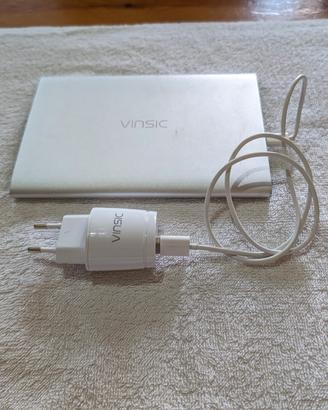 Power Bank Vinsic 20000 MAh,Micro USB, custodia