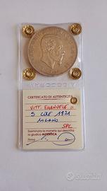Vittorio Emanuele II 5 lire 1871 Milano spl