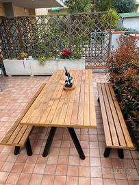 TAVOLO E PANCHE DA ESTERNO TOP QUALITY