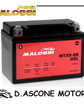 BATTERIA MALOSSI GEL MTX9-BS