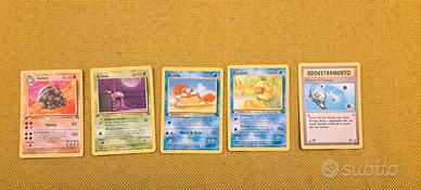 Carte Pokemon 1a edizione