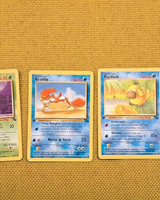 Carte Pokemon 1a edizione