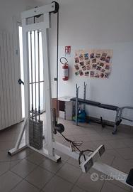 MACCHINA PALESTRA PULLEY MACHINE PANCA COMBO USATA