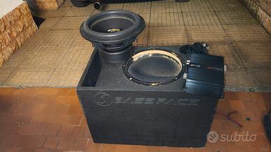 Subwoofer Bass Face IndyS12/2 - Amplificatore Bass