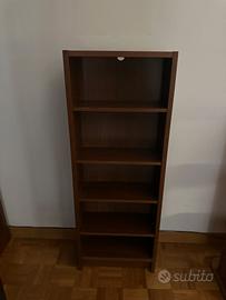 Mobiletto/libreria in legno scuro