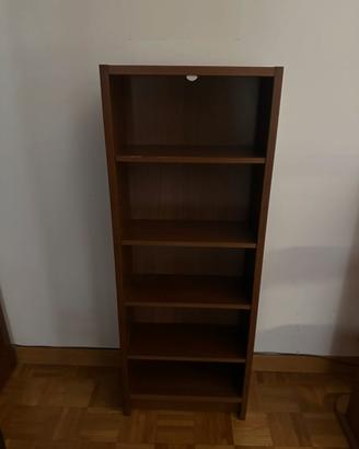 Mobiletto/libreria in legno scuro