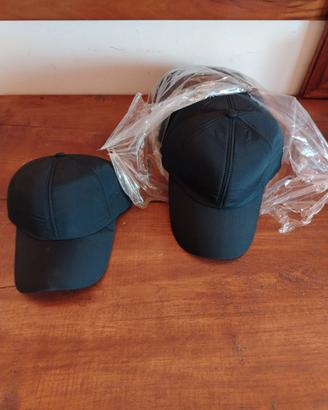 Lotto 45 cappellini baseball invernali neri NUOVI