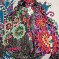 Camicia floreale donna Desigual taglia L nuova