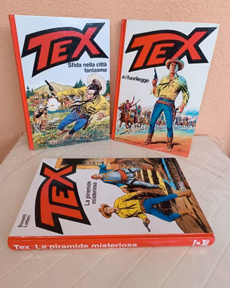 Tex cartonati Mondadori e Bonelli 