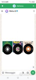 3 vinilix45 giri originali anni '60 . € 90