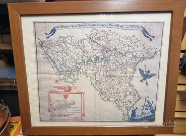 Mappa Antico Principato di Pavia
