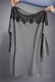 Vestito invernale verdino in tessuto morbido