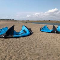 kite attrezzatura completa 9 + 11 + barra + tavola