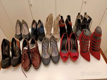 DIECI PAIA SCARPE DONNA TG. 38