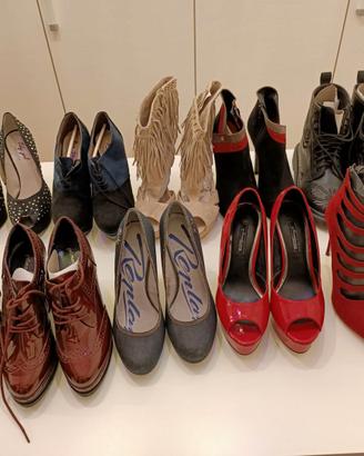 DIECI PAIA SCARPE DONNA TG. 38