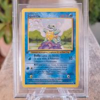 carta Pokemon Squirtle 63/102 Set Base Prima Edizi