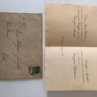 Invito a nozze del 1919