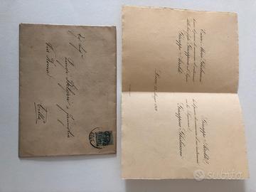 Invito a nozze del 1919